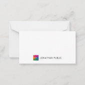 Moderne eenvoudige Sjabloon Voeg hier tekstLogo to (Voorkant)