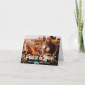 Moderne eenvoudige speelse groetjes Sterren Feestdagen Kaart (Voorkant)