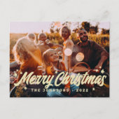 Moderne eenvoudige speelse groetjes Sterren Feestdagenkaart (Voorkant)