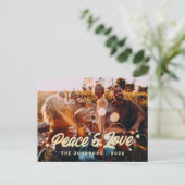 Moderne eenvoudige speelse groetjes Sterren Feestdagenkaart (Staand voorkant)