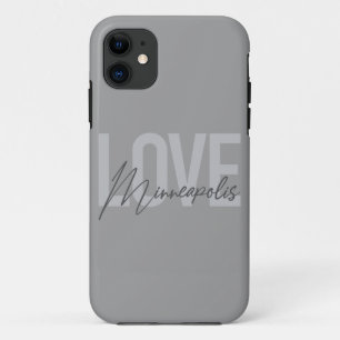 Moderne, eenvoudige, stedelijke, coole Liefde Minn Case-Mate iPhone Case