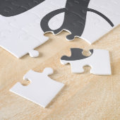 Moderne, eenvoudige, stedelijke, coole vormgeving  legpuzzel (Zijkant)