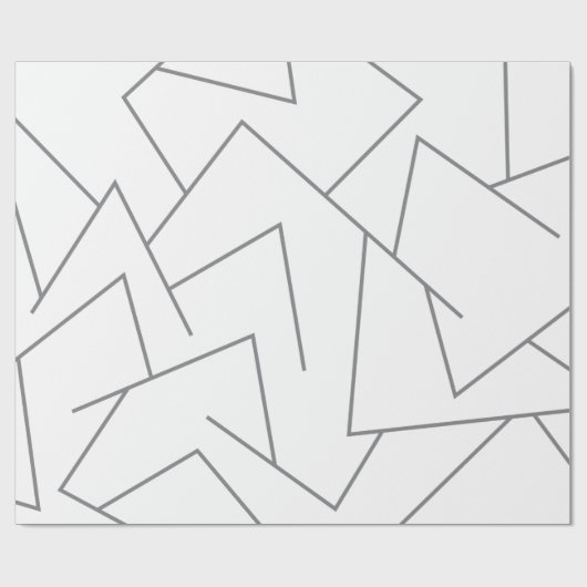 Moderne, eenvoudige, stedelijke, dynamische grafis cadeaupapier (Vlak)