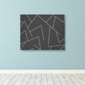 Moderne, eenvoudige, stedelijke, dynamische grafis canvas afdruk (Insitu (Houten vloer))