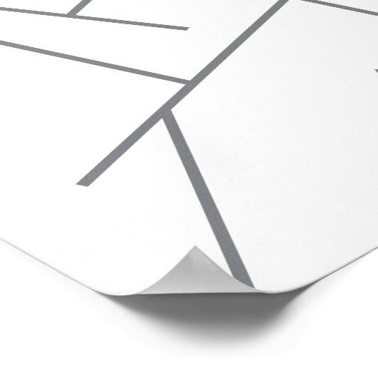 Moderne, eenvoudige, stedelijke, dynamische grafis poster (Hoek)