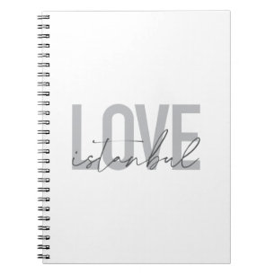 Moderne, eenvoudige, stedelijke, trendy design Lov Notitieboek