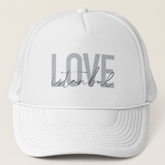 Moderne, eenvoudige, stedelijke, trendy design Lov Trucker Pet (Voorkant)