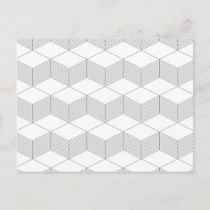 Moderne, eenvoudige, stedelijke, trendy grafische briefkaart
