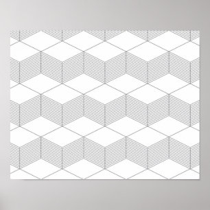 Moderne, eenvoudige, stedelijke, trendy grafische  poster