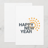 Moderne, eenvoudige, stedelijke vormgeving van "Ha Feestdagenkaart (Voorkant / Achterkant)