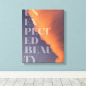 Moderne, eenvoudige, stedelijke vormgeving van onv canvas afdruk (Insitu (Houten vloer))