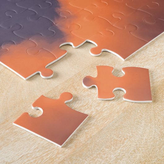 Moderne, eenvoudige, stedelijke vormgeving van onv legpuzzel (Zijkant)