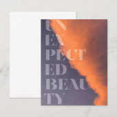 Moderne, eenvoudige, stedelijke vormgeving van onv notitiekaartje (Voorkant / Achterkant)