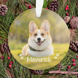 Moderne Eenvoudige Stijlvolle Gepersonaliseerde Fo Ornament
