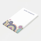 Moderne, eenvoudige, stijlvolle minimalistische af post-it® notes (Schuin)