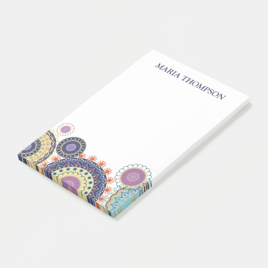 Moderne, eenvoudige, stijlvolle minimalistische af post-it® notes (Schuin)