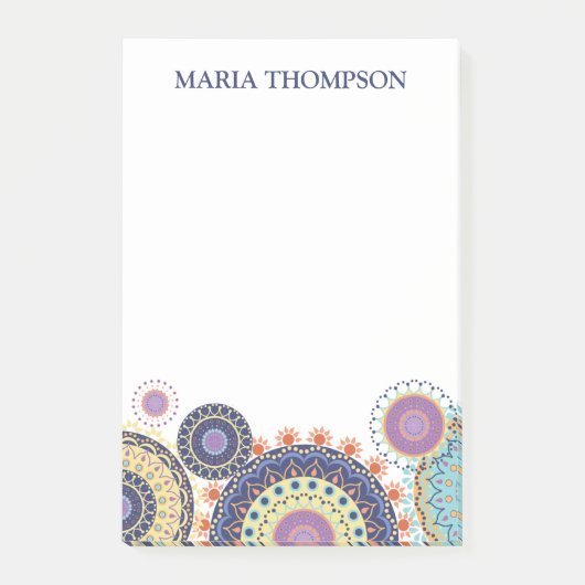 Moderne, eenvoudige, stijlvolle minimalistische af post-it® notes (Voorkant)