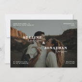 Moderne eenvoudige, stijlvolle schrijfwijze voor f kaart (Voorkant)