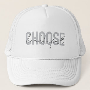 Moderne, eenvoudige, stijlvolle vormgeving in de s trucker pet