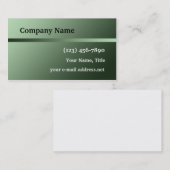 Moderne, eenvoudige streep visitekaartje (Voorkant / Achterkant)