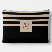 Moderne eenvoudige strepen monogram etui (Voorkant)