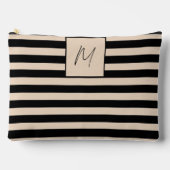 Moderne eenvoudige strepen monogram etui (Voorkant)
