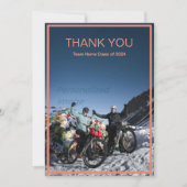 Moderne eenvoudige teamwork foto dank u kaart (Voorkant)