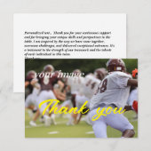 Moderne eenvoudige teamwork foto dank u kaart (Voorkant / Achterkant)
