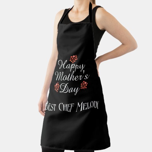 Moderne eenvoudige tekst Happy moederdag Perach Bl Schort (Insitu)