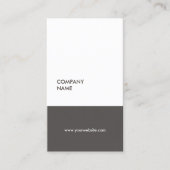 Moderne eenvoudige textuur grijs consultant visitekaartje (Voorkant)