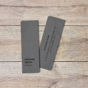 Moderne, eenvoudige textuur, grijs, zwarte consult mini visitekaartje