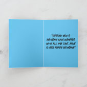 Moderne Eenvoudige Trendy Aangepaste Fotodag Kaart (Binnen)