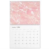 Moderne, eenvoudige trendy elegant-kerkkleurige pa kalender (Jan 2026)