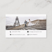 Moderne eenvoudige trendy fotocollage fotograaf visitekaartje (Voorkant)