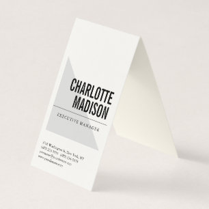 Moderne Eenvoudige Trendy Minimalistische Gewone C Visitekaartje