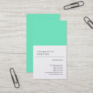 Moderne Eenvoudige Trendy Minimalistische Parel Pr Visitekaartje