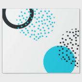 Moderne, eenvoudige, trendy, stadscyclus grafisch cadeaupapier (Vlak)