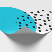 Moderne, eenvoudige, trendy, stadscyclus grafisch cadeaupapier (Hoek)