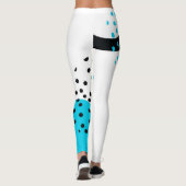 Moderne, eenvoudige, trendy, stadscyclus grafisch leggings (Achterkant)