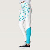 Moderne, eenvoudige, trendy, stadscyclus grafisch leggings (Links)