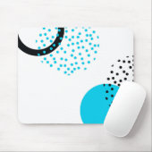 Moderne, eenvoudige, trendy, stadscyclus grafisch muismat (Met muis)