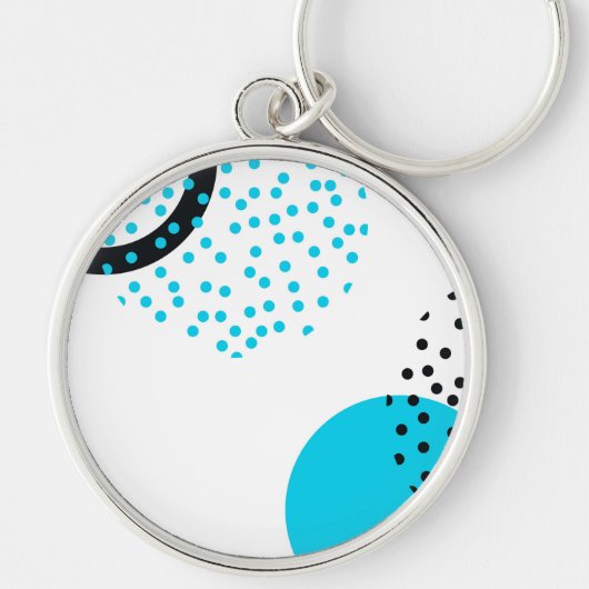 Moderne, eenvoudige, trendy, stadscyclus grafisch sleutelhanger (Voorkant)