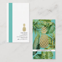 Moderne eenvoudige tropische bladeren anananassege