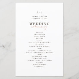 Moderne eenvoudige typografie. Elegant huwelijkspr