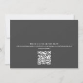 Moderne eenvoudige typografie Foto minimalistisch Save The Date (Achterkant)