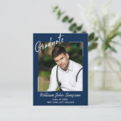 Moderne eenvoudige uitnodiging voor fotograaf (Staand voorkant)