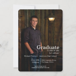 Moderne Eenvoudige uitnodiging voor fotografie