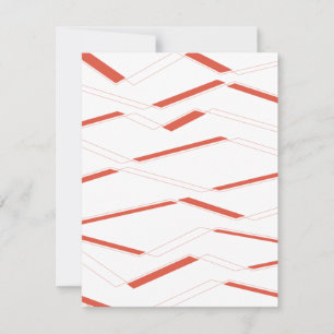 Moderne, eenvoudige urbane planten abstracte grafi notitiekaartje