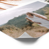 Moderne Eenvoudige Verjaardag 16 Fotogrid Collage Poster (Hoek)