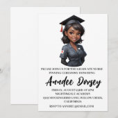 Moderne eenvoudige verpleging pinning ceremonie ui kaart (Voorkant / Achterkant)